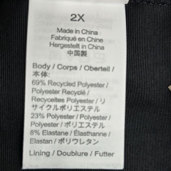 J Crew Womens Textured Hipster Full Coverage Bikini Bottom Size 2X Black NWT - Picture 8 of 10